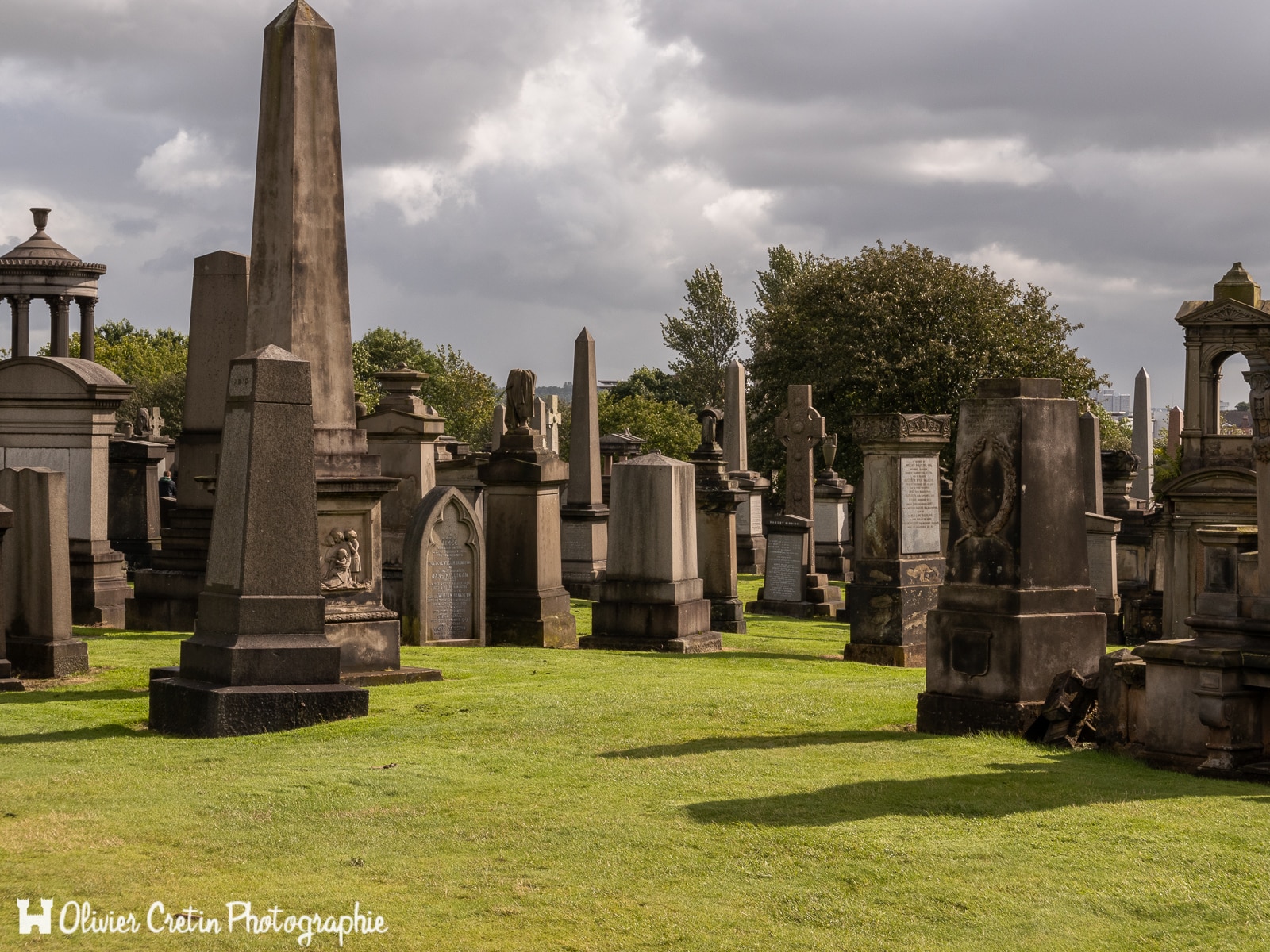 Ecosse - Glasgow - Glasgow Necropolis (plus classe que cimetière)