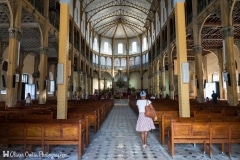 Guadeloupe - La prière du matin à l'église Saint Pierre et Saint Paul de Pointe à Pitre